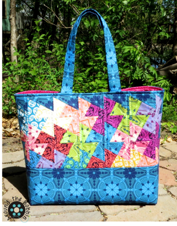 Tote #12 Simply Charming Twister Tote – Around the Bobbin