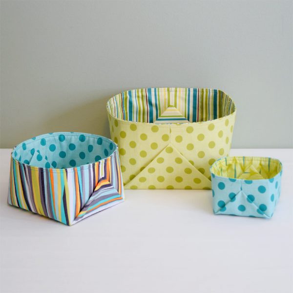 Nesting Baskets - sewing storage organizer pattern