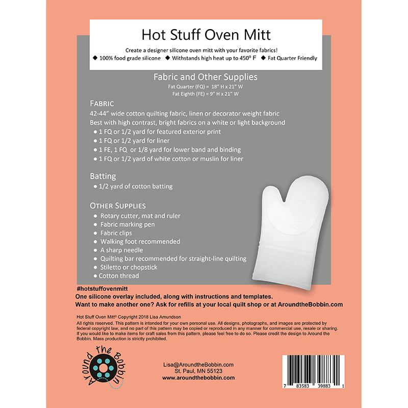 Hot Stuff Oven Mitt – Around the Bobbin