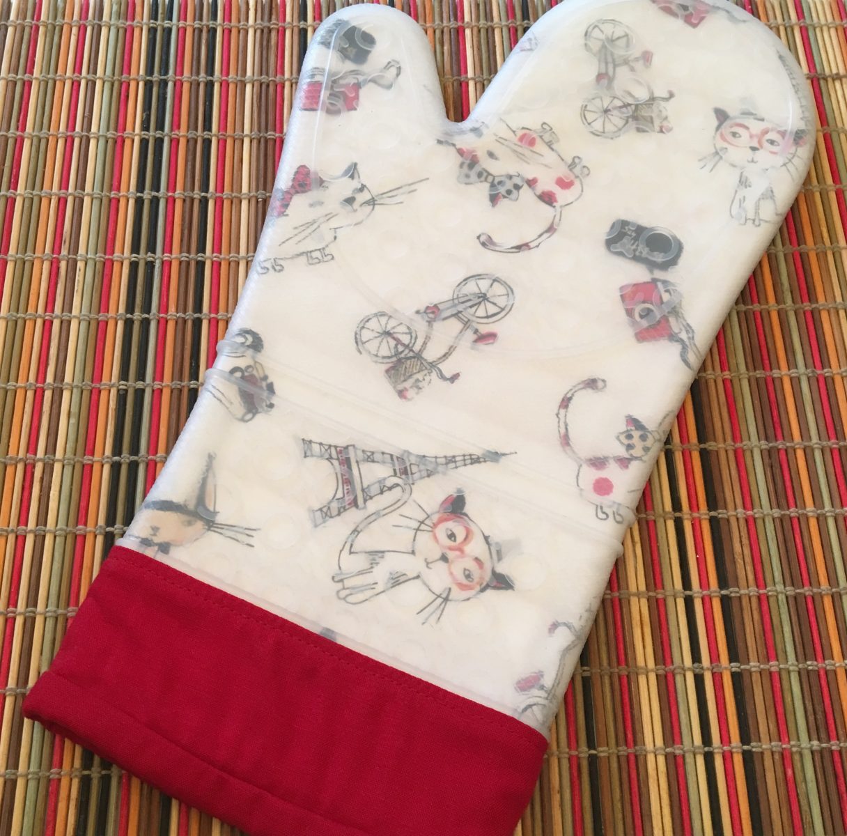 Hot Stuff Everyday Silicone Oven Mitt Sewing Pattern From Around