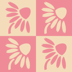 Enchanting Echinacea Quilt Block