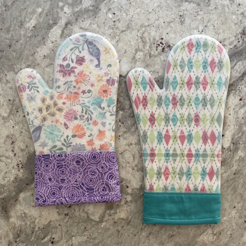 Hot Stuff Everyday Silicone Oven Mitt Sewing Pattern From Around